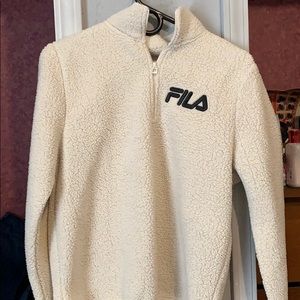 Cozy FILA Sherpa sweatshirt